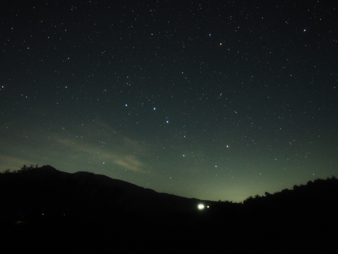 おまけ… 八ヶ岳上の北斗七星